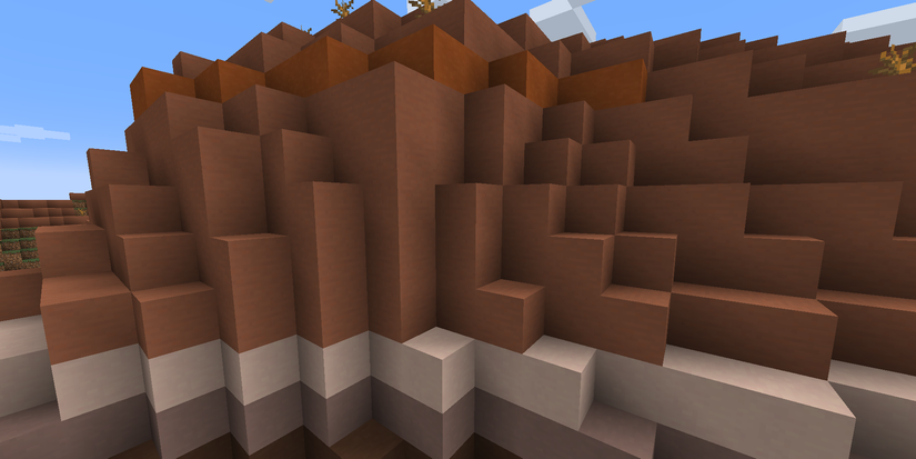 Terracotta in Mesa in Minecraft