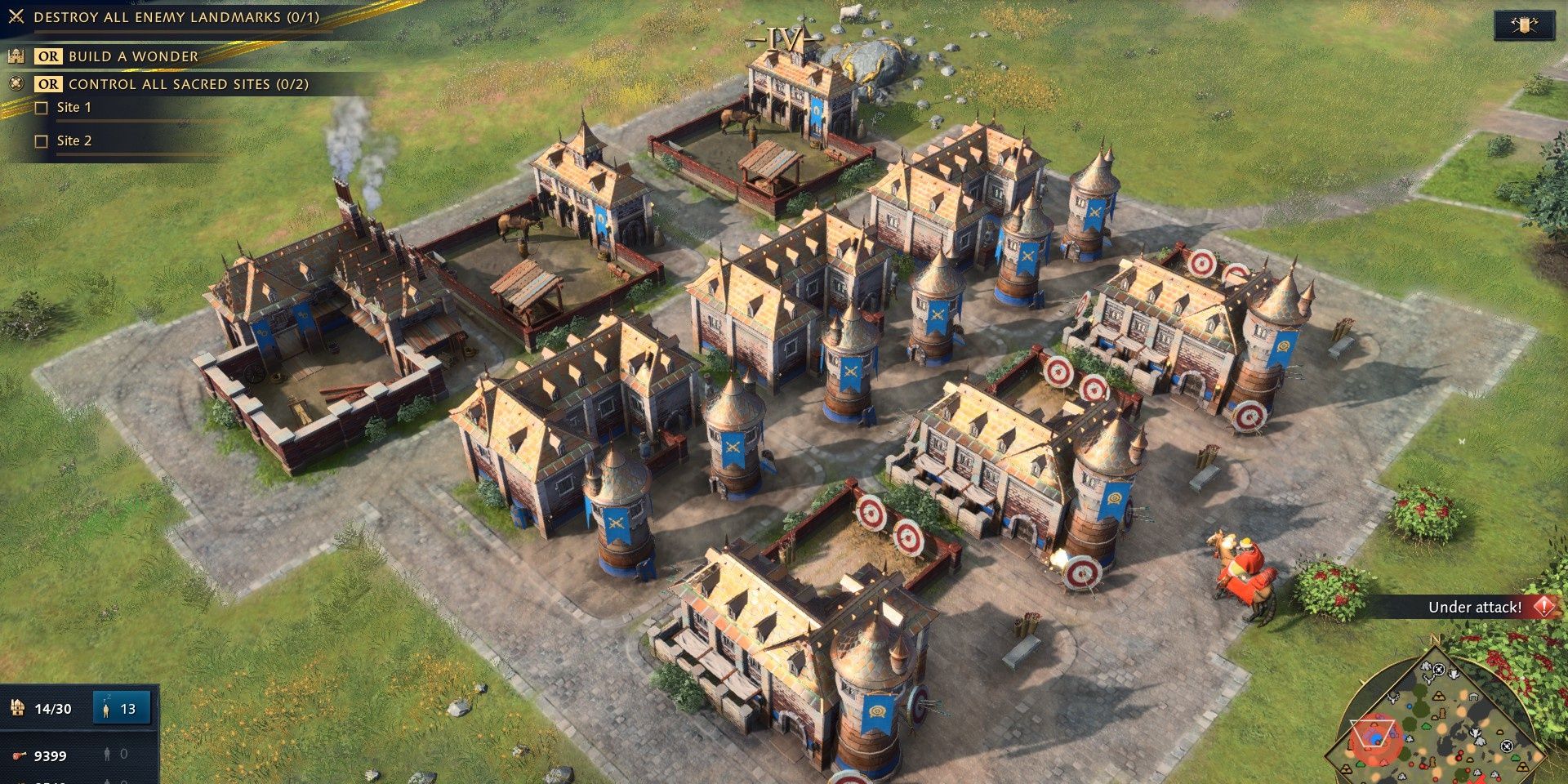 Multiple Military Structures From Age Of Empires 4
