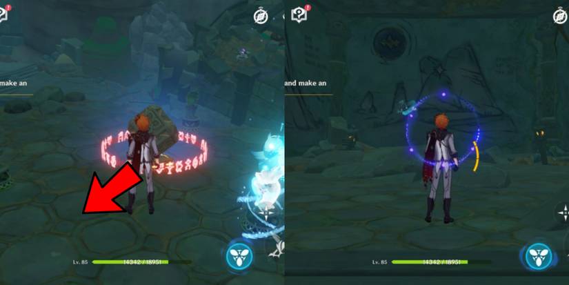 Mural behind Seelie court