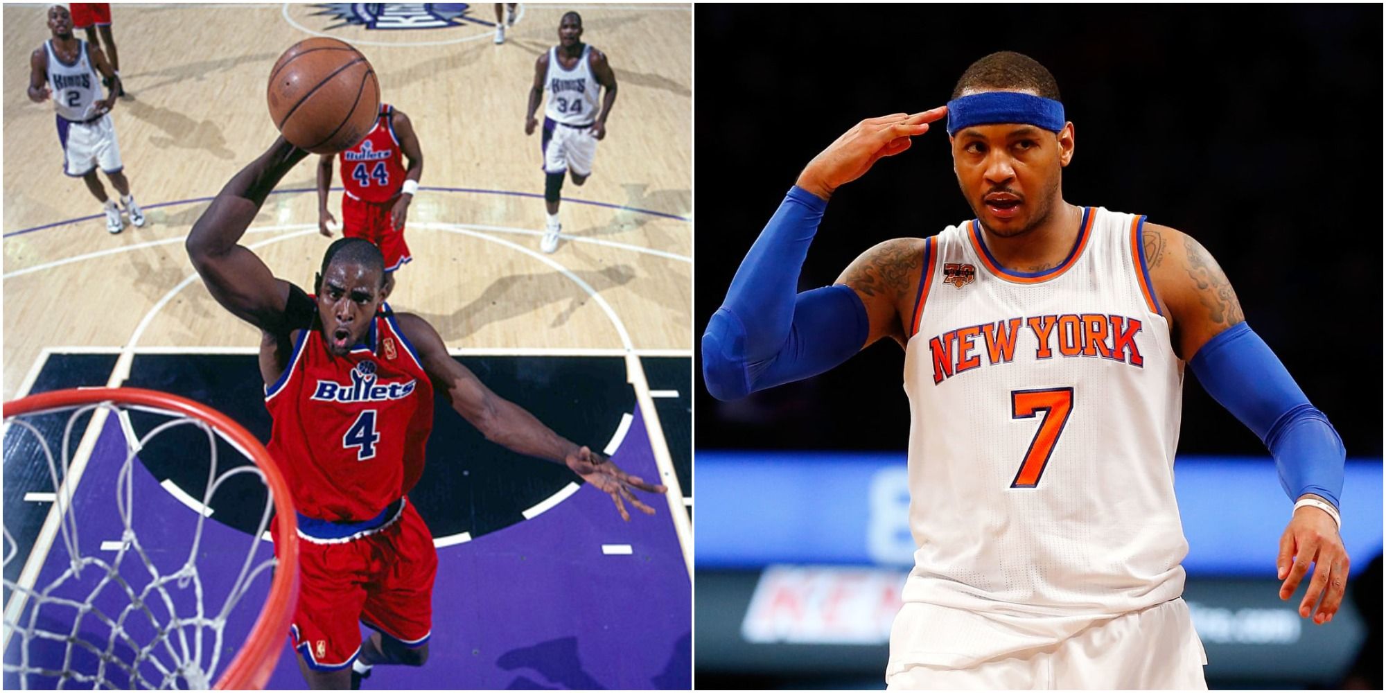 NBA 2K22 Best Pink Diamond MyTeam Cards Carmelo Anthony And Chris Webber