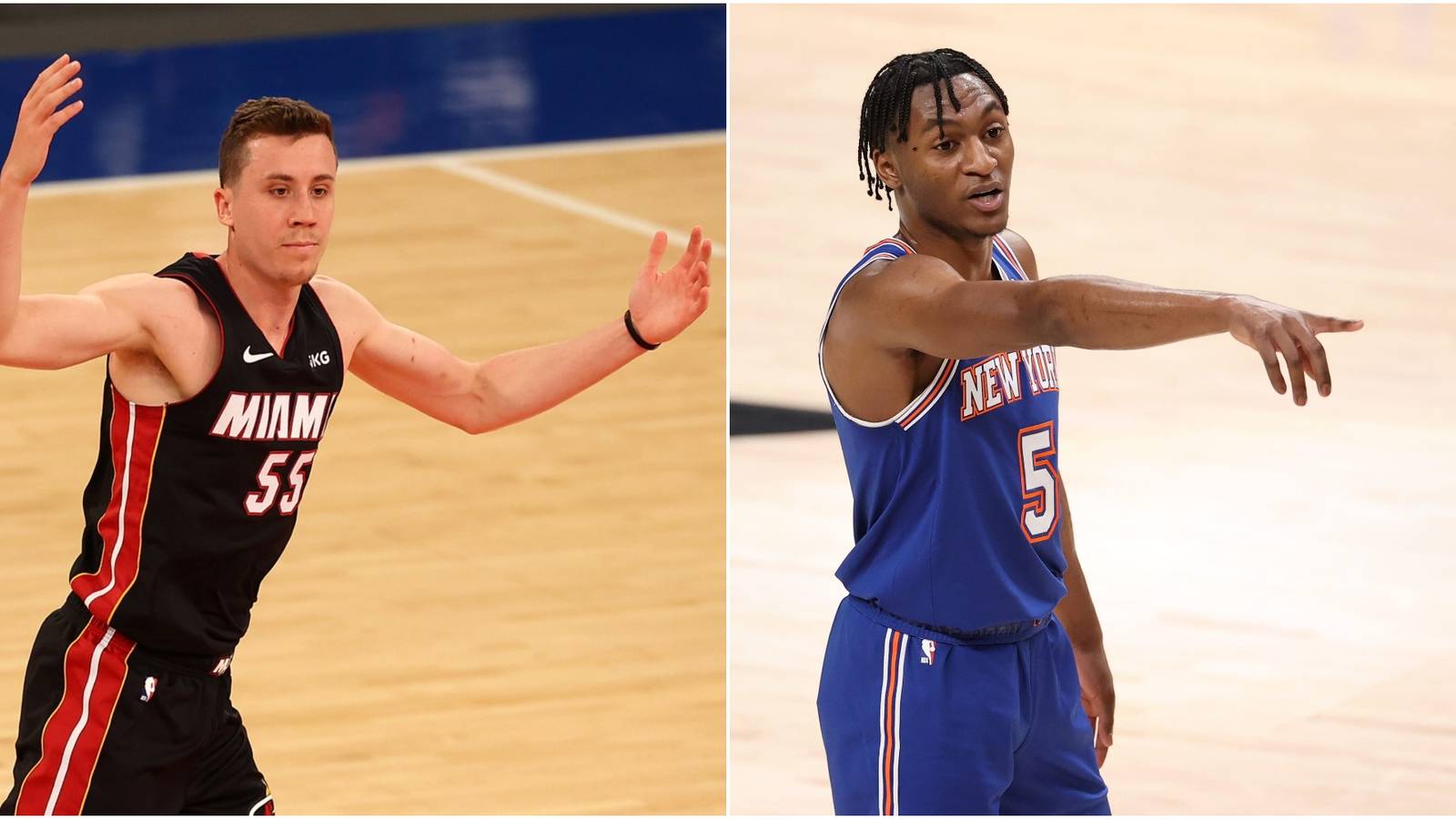 NBA 2K22 Best Sapphire Badges Collage Immanuel Quickley And Duncan Robinson