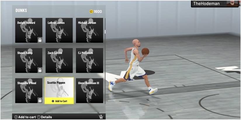 NBA 2K22 Scottie Pippen Dunk Package In Store