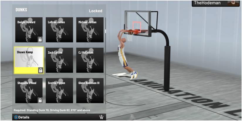 NBA 2K22 Shawn Kemp Dunk Package In Store