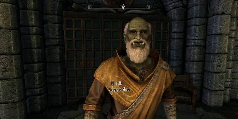 NPC Best Quotes Skyrim Urag gro-Shub College of Winterhold