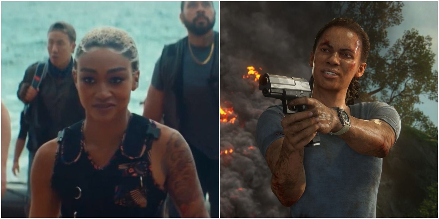 Tati Gabrielle in Uncharted and Nadine Ross in Uncharted: The Lost Legacy
