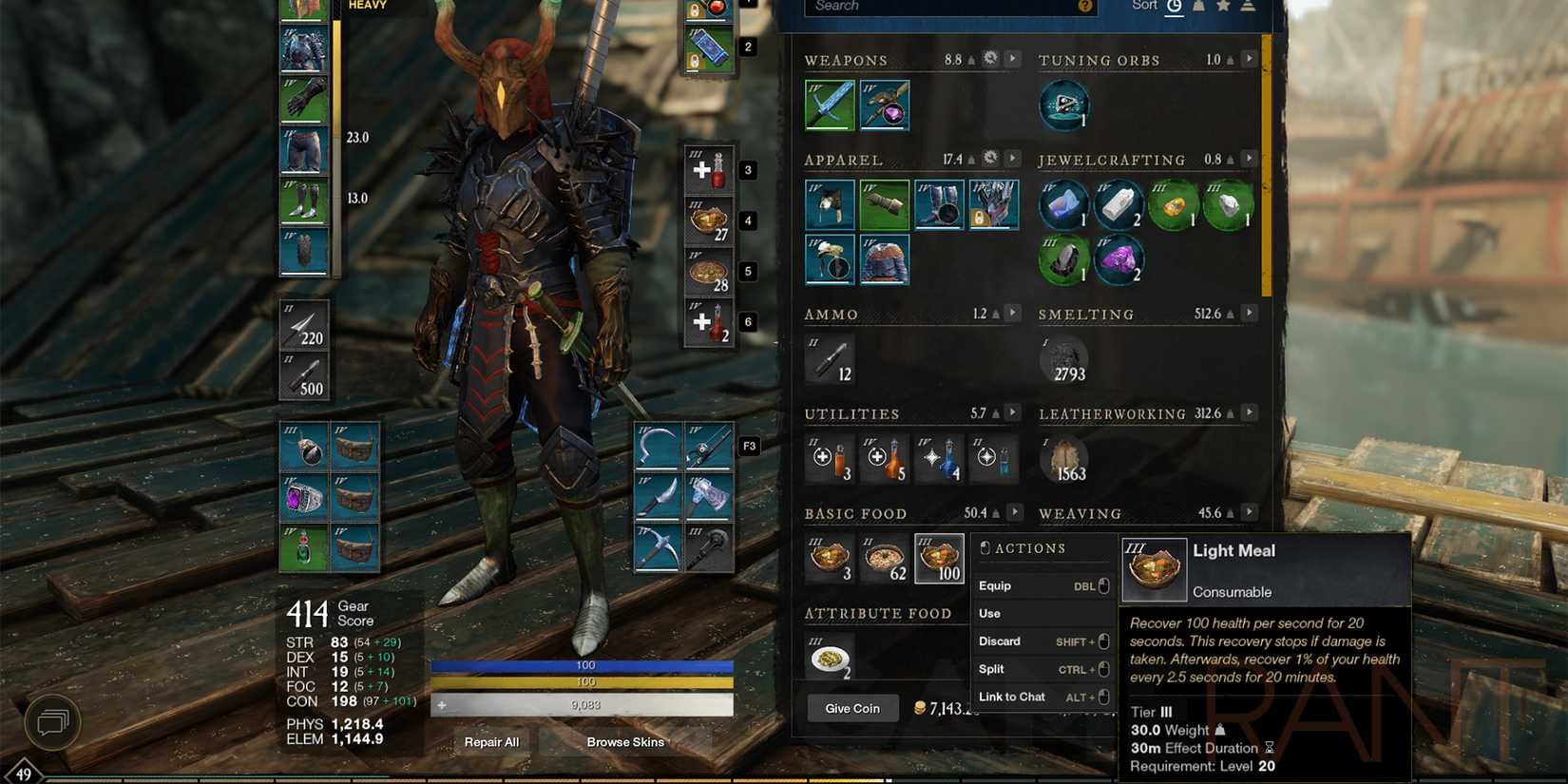 New World Food Stack