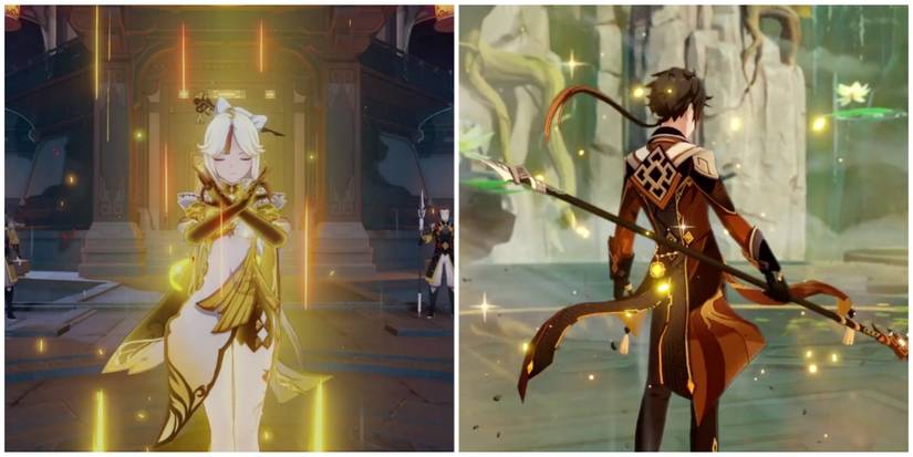 Genshin Impact Ningguang and Zhongli