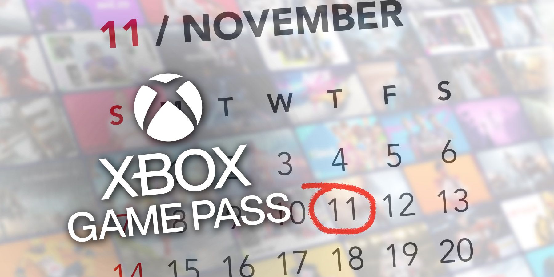 11 ноября Огромный абонемент Xbox Game Pass