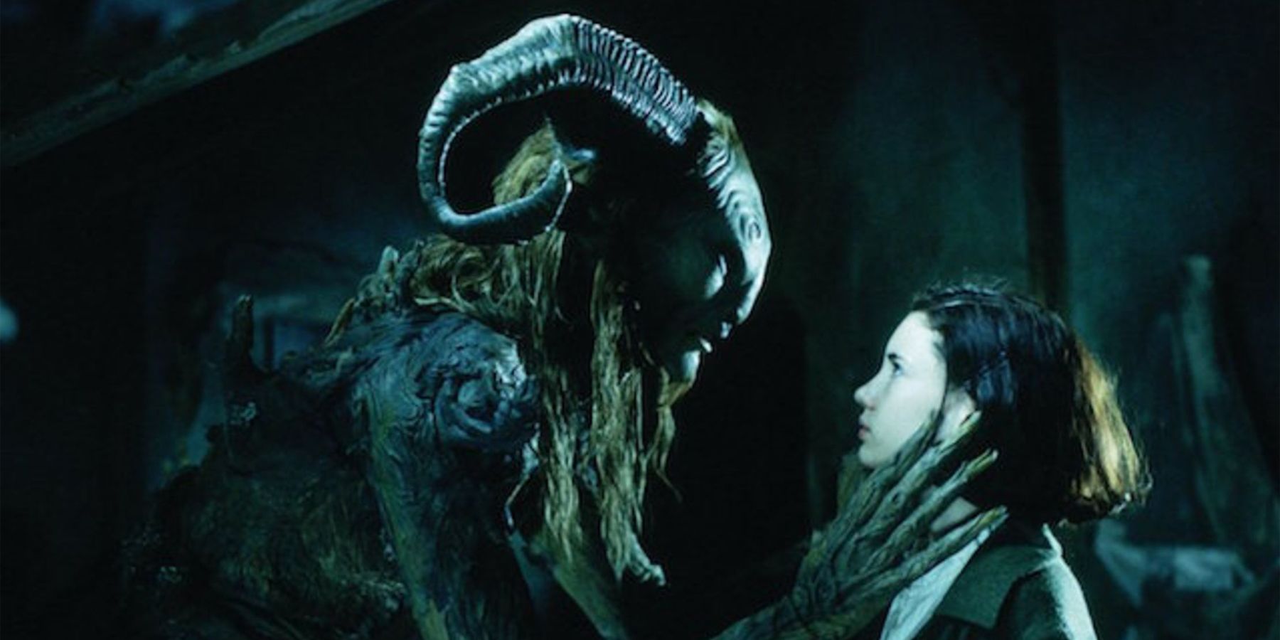 Pan holding girl Pans Labyrinth