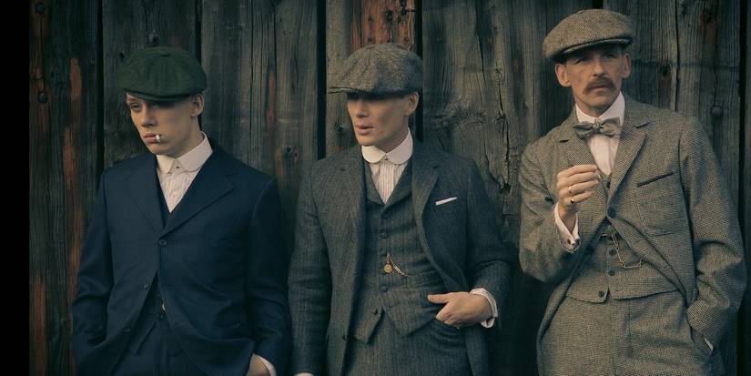 Peaky Blinders Thomas and Crew in suits
