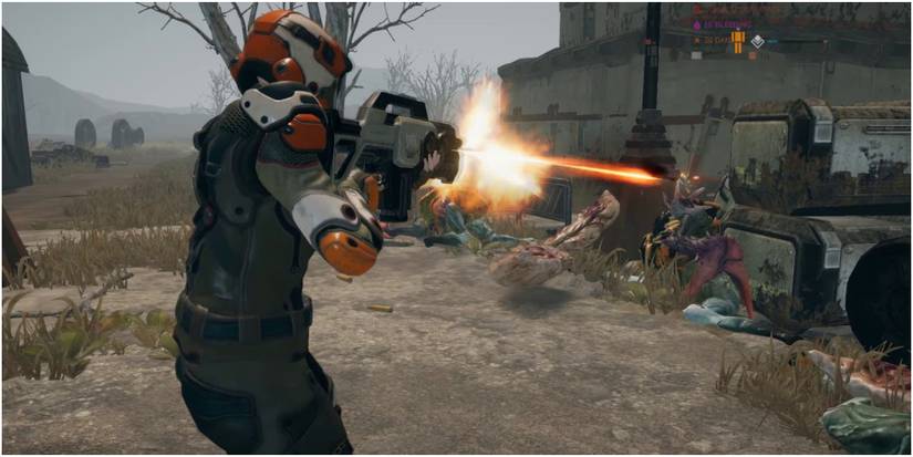 Shooting a Pandorian using free aim