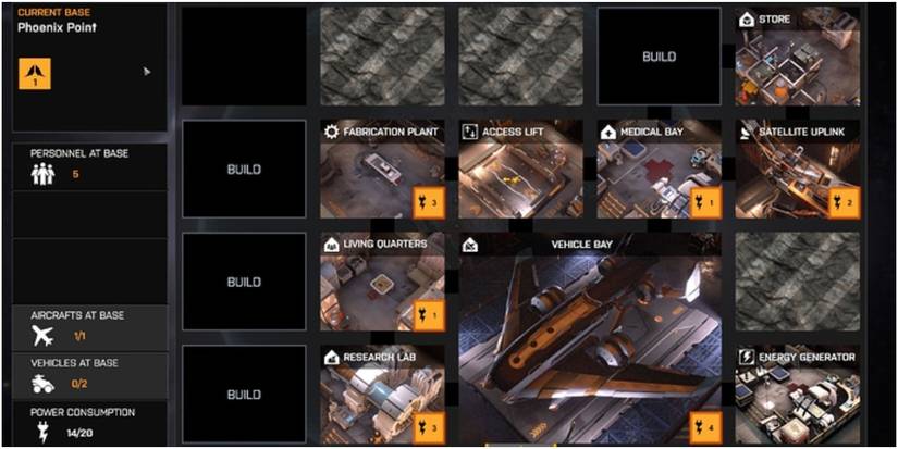 Phoenix point base building options