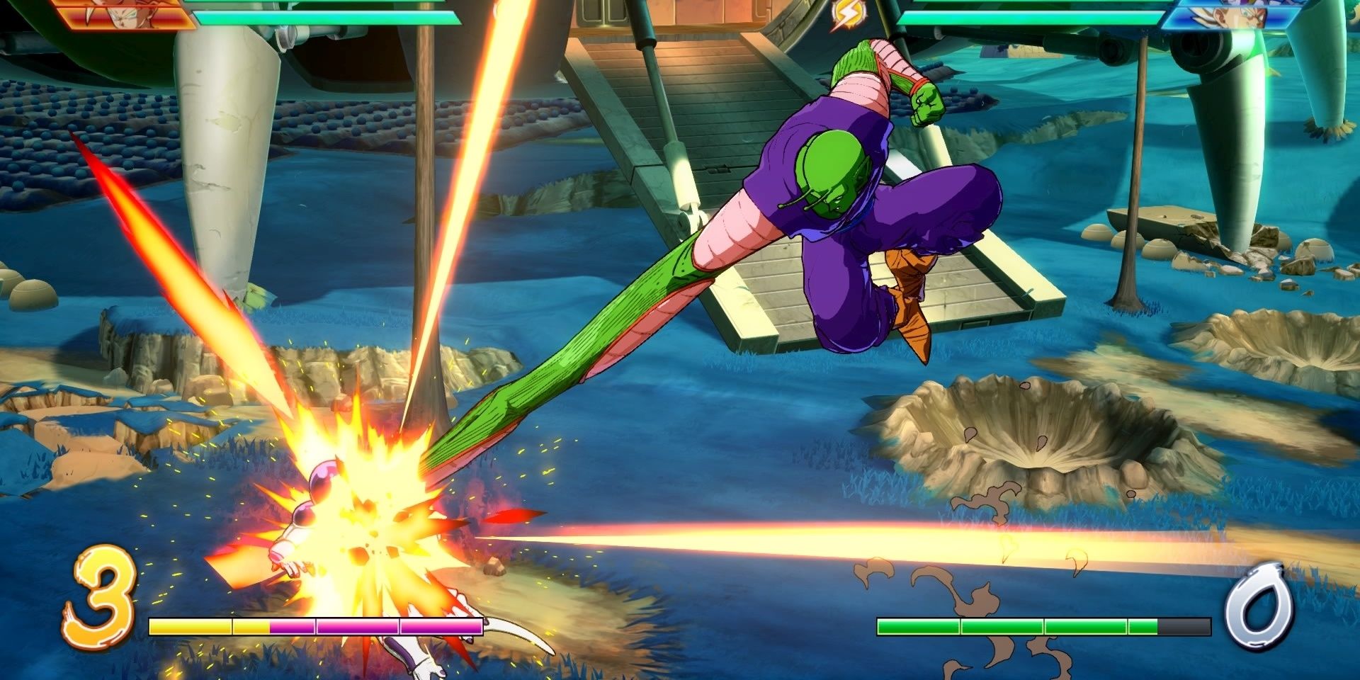 Piccolo and Frieza in Dragon Ball FighterZ