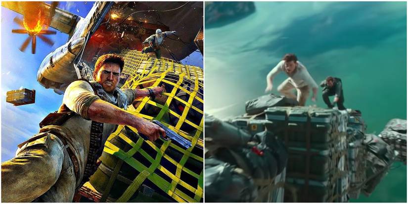 The plane fight in Uncharted and Drake's Deception