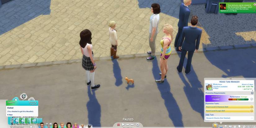 Sim With Many Positive Moodlets From The Sims 4