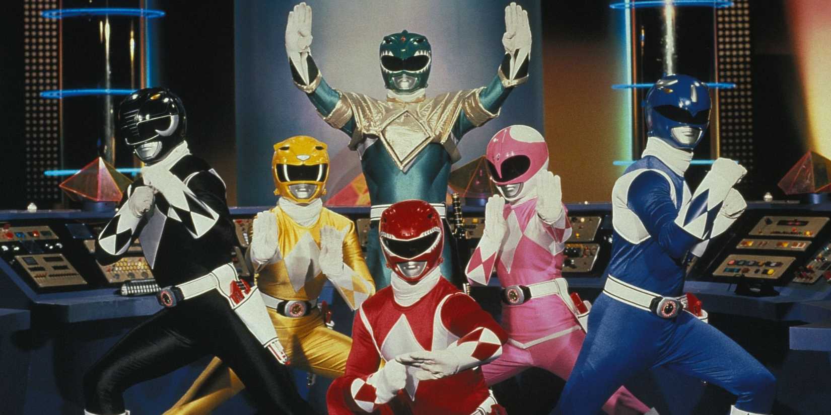 The Power Rangers in Mighty Morphin Power Rangers
