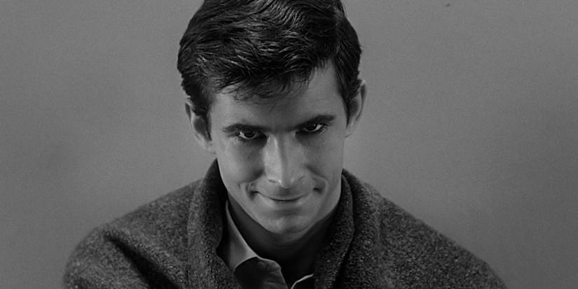 Psycho movie norman bates smiling