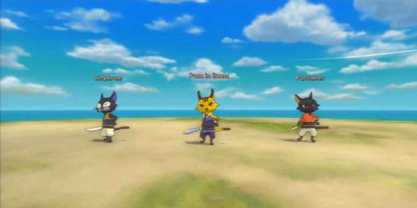 Purrloiner and some of its metamorphose forms in Ni No Kuni