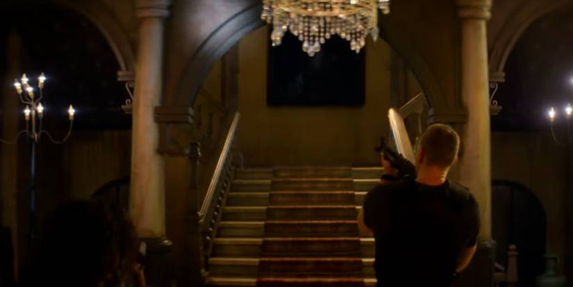 RE Movie Main Hall No Hidden Door 