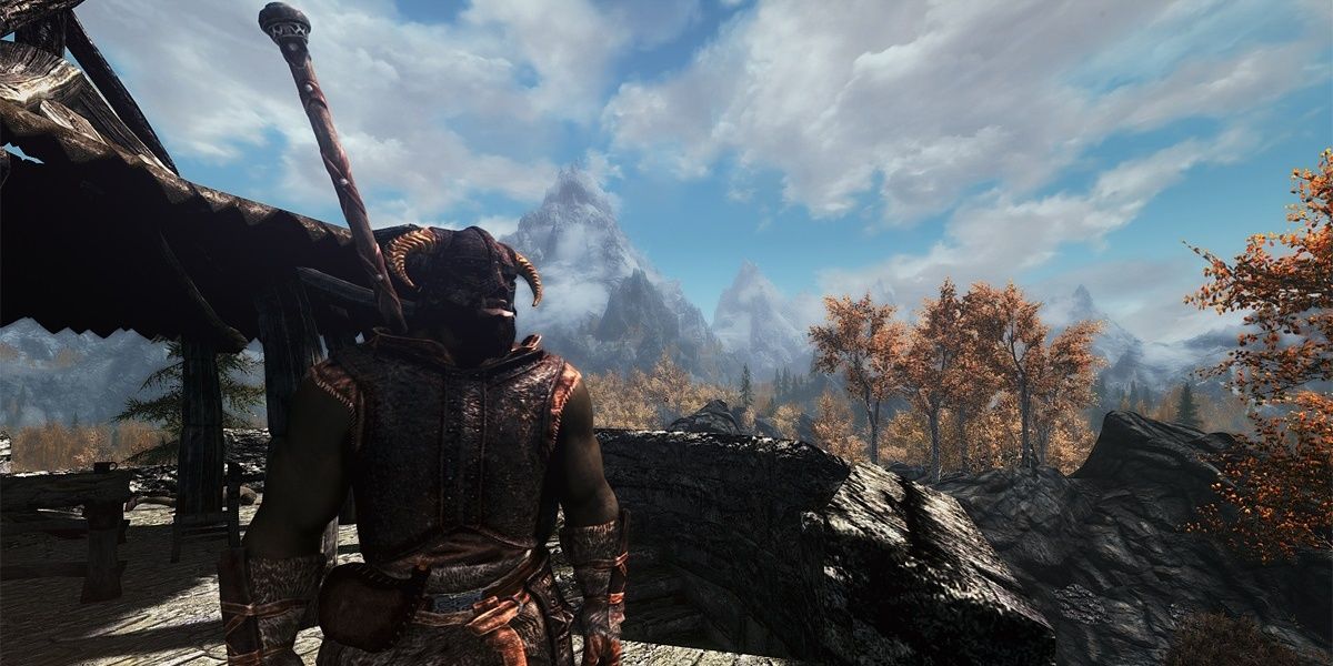 Racial Body Morphs Mod For Skyrim Featuring An Orc