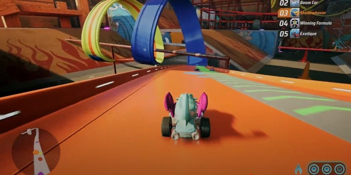 Racing in Hot Wheels Unleashed