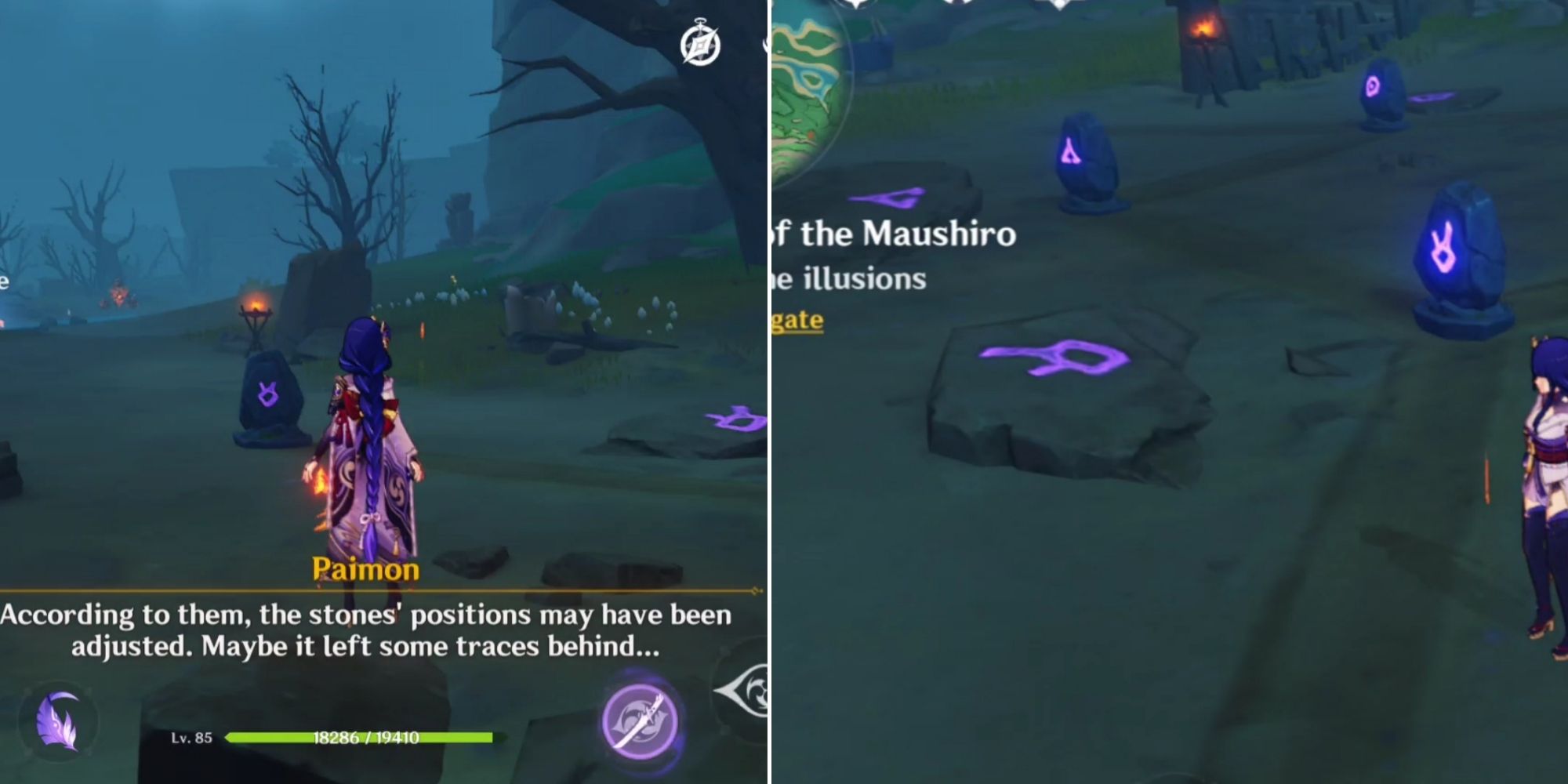 Restore the stone puzzles hint