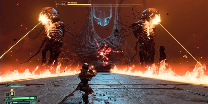 Returnal Nemesis boss fight (1)