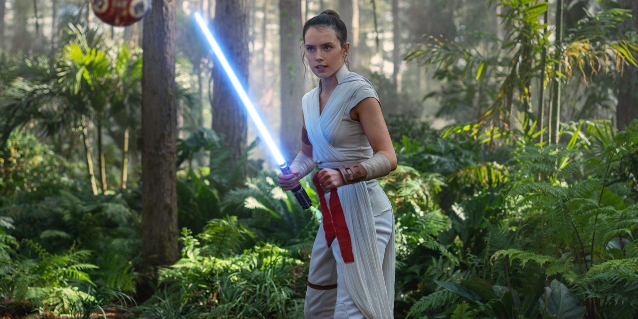 Rey's Jedi training in The Rise of Skywalker