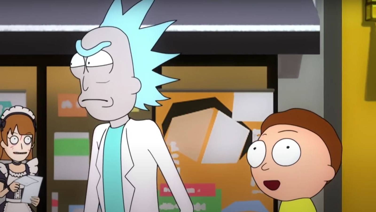 Rick and Morty anime short The Great Yokai Battle of Akihabara