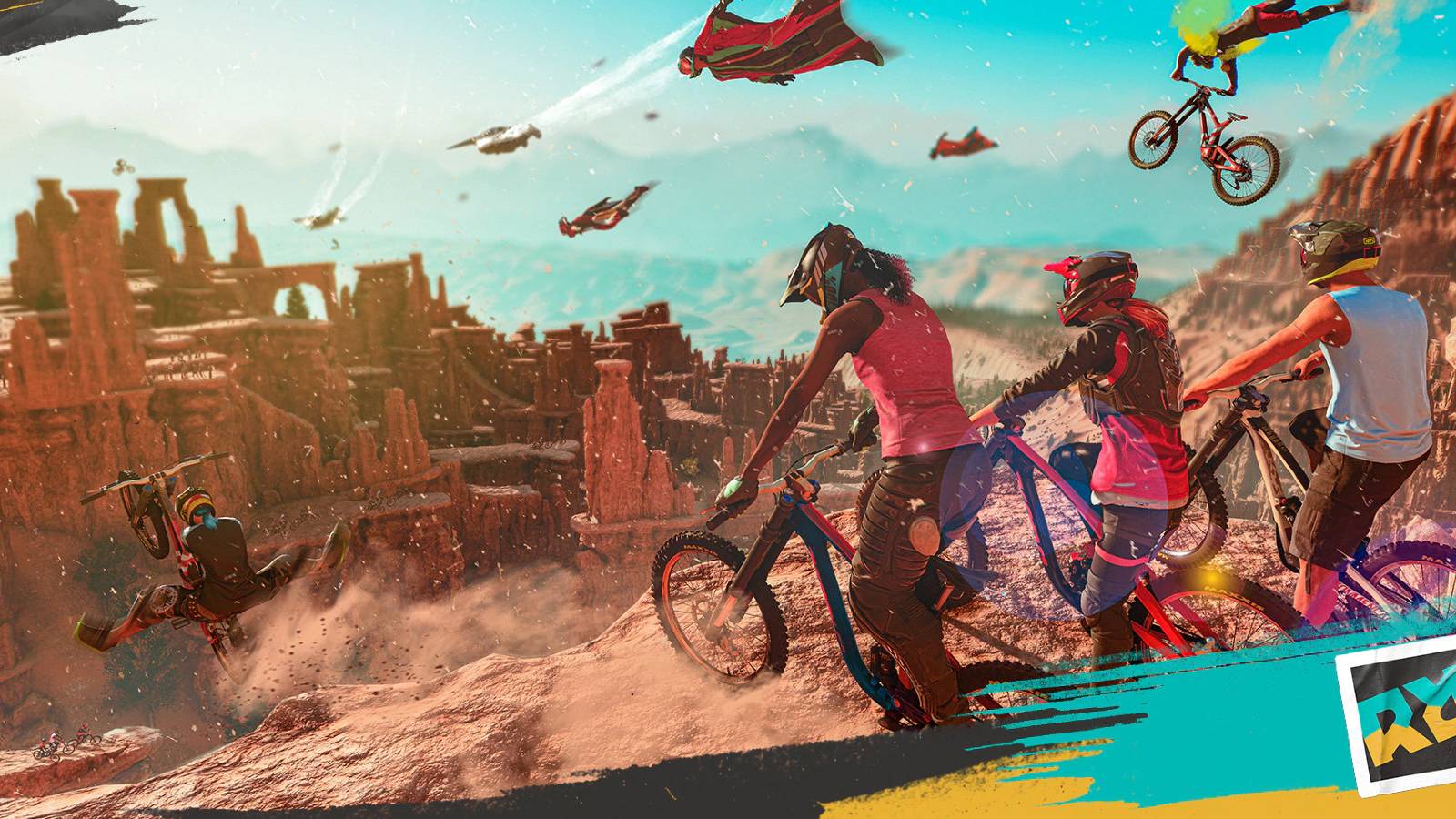 Riders Republic Overlooking Canyon