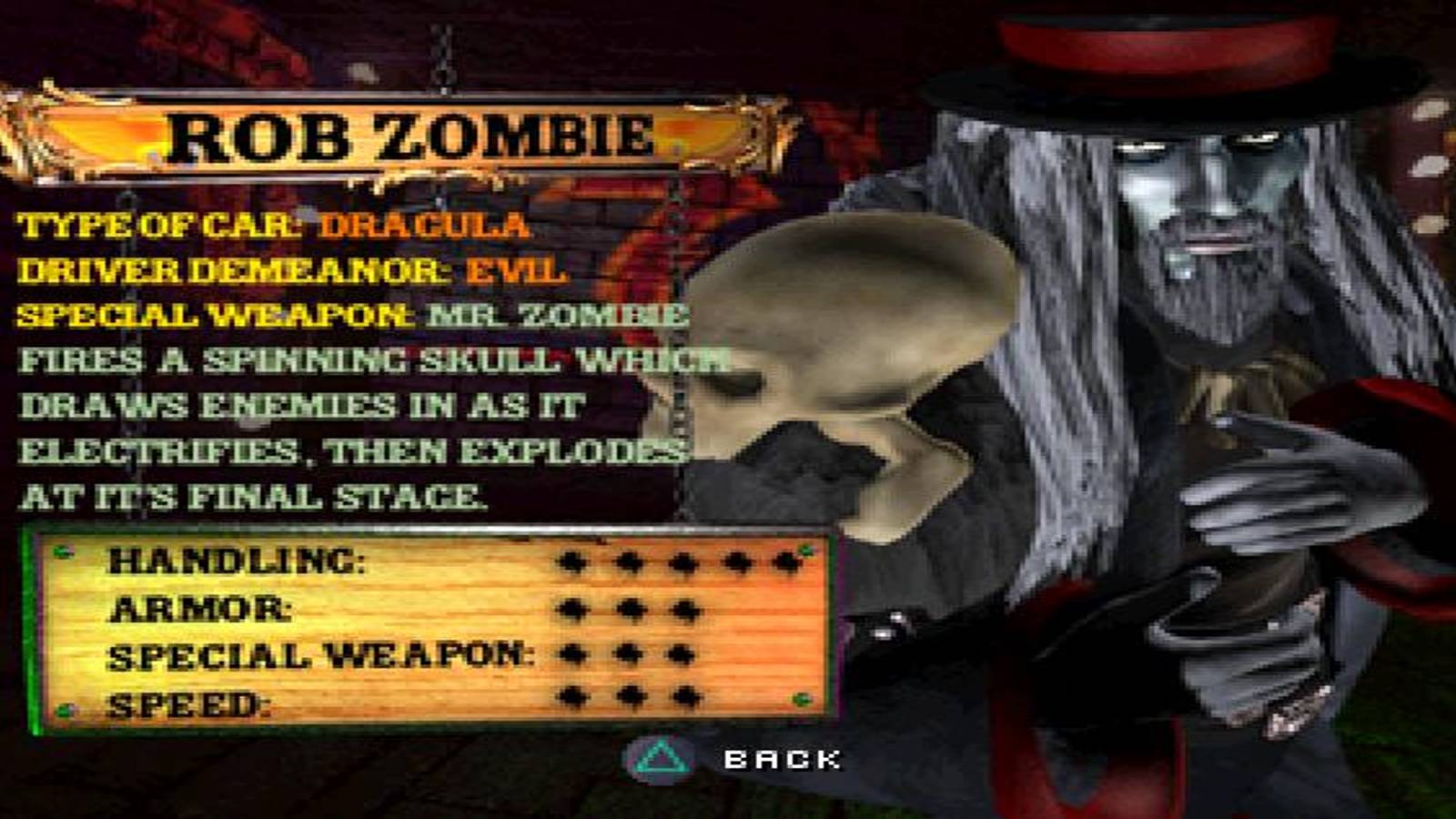 Rob Zombie Twisted Metal 4