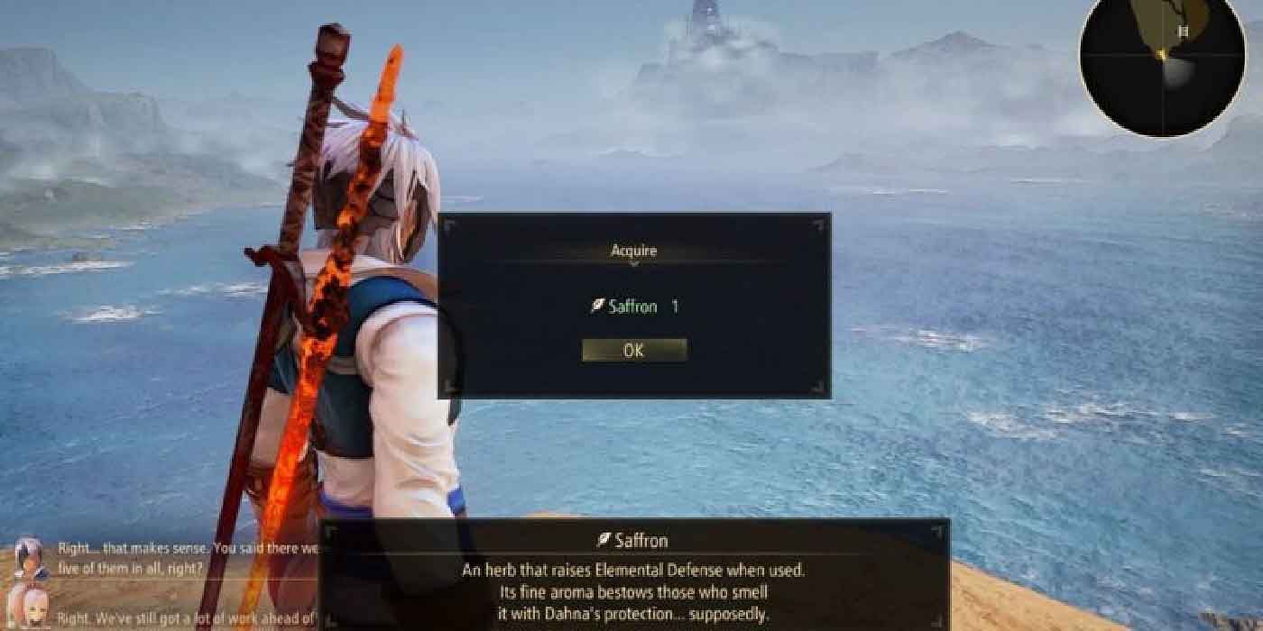 Finding the consumable item Saffron in Tales of Arise