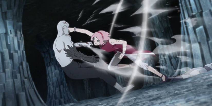 Boruto Sakura vs Shin Uchiha