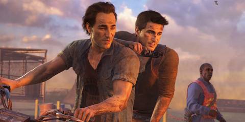 Sam and Nate Drake in Uncharted 4: A Thief's End