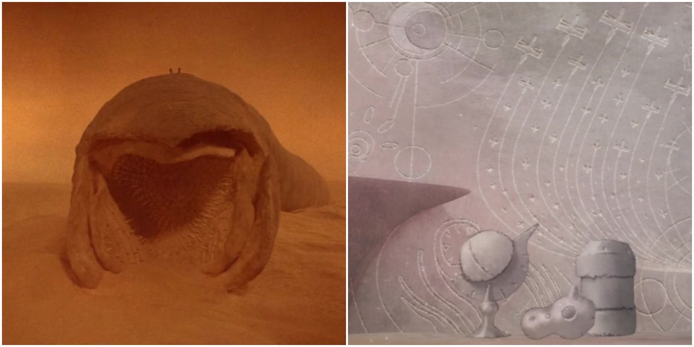 A Sand Worm in Dune and Star Wars: Visions