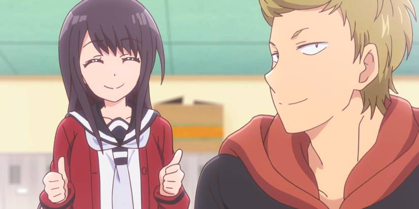 Senryu Girl Nanako Yukishiro and Eiji Busujima