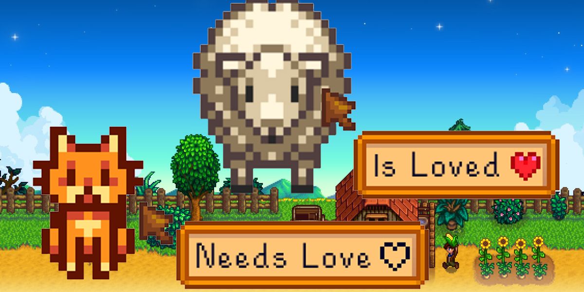 Sheep Cats Stardew Valley Love Label Mod