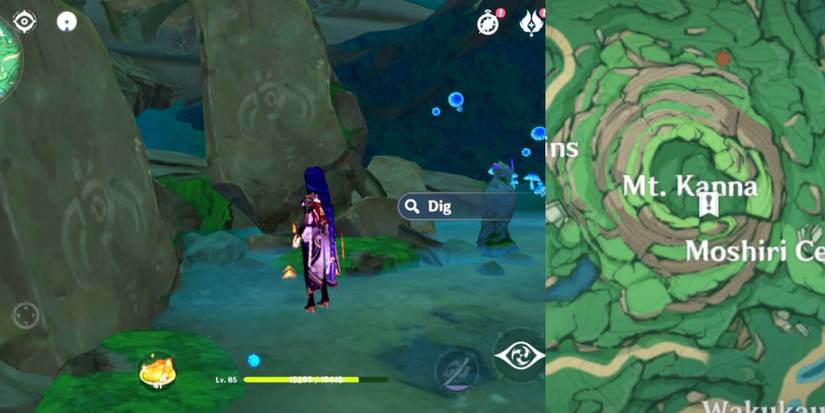 Shitoki's treasure location in Genshin Impact