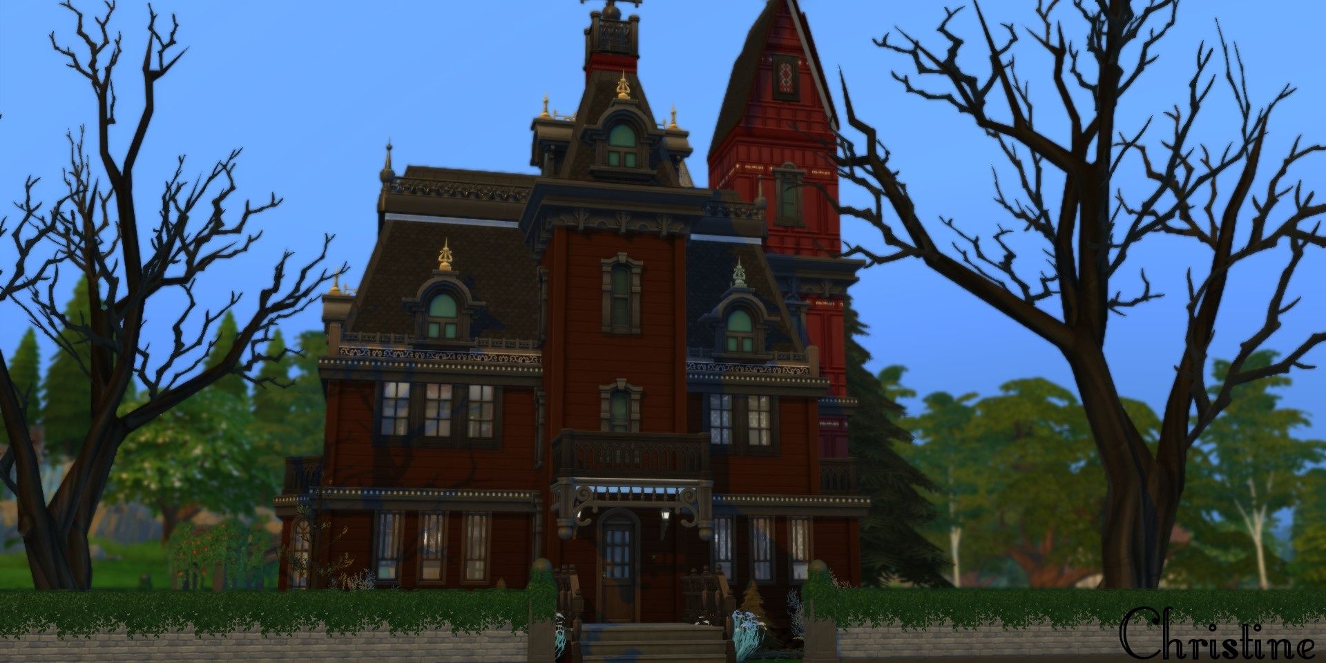 Sims 4 Haunted Victorian Mansion