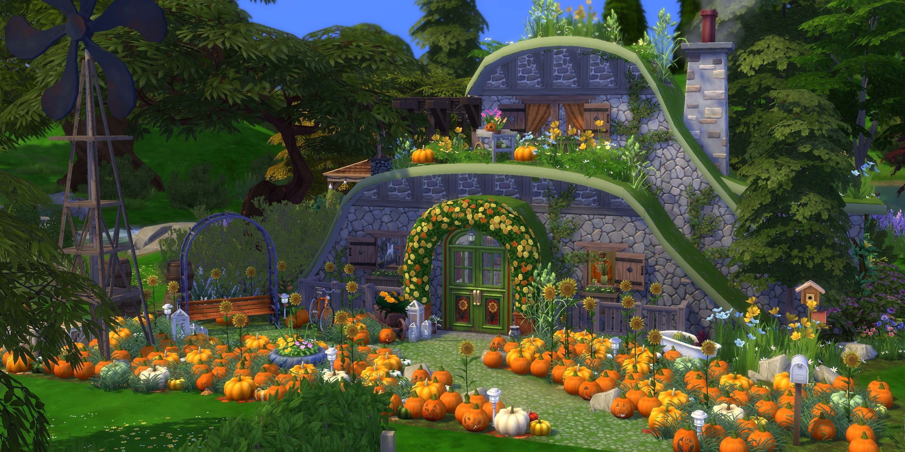 Sims 4 Pumpkin Cottage