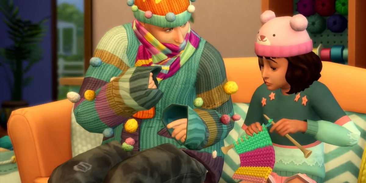 Sims 4 knitting