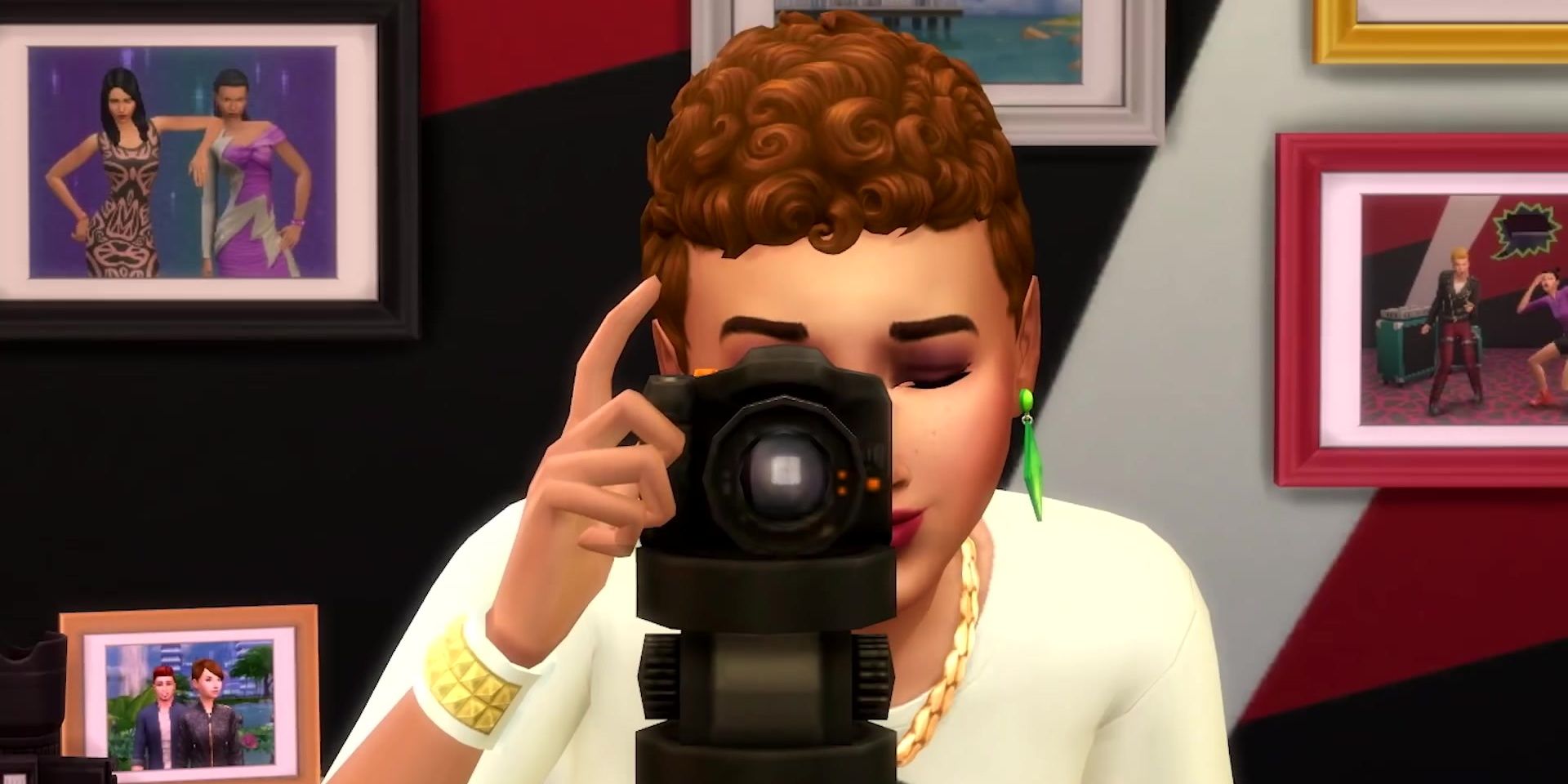 Sims 4 taking photos