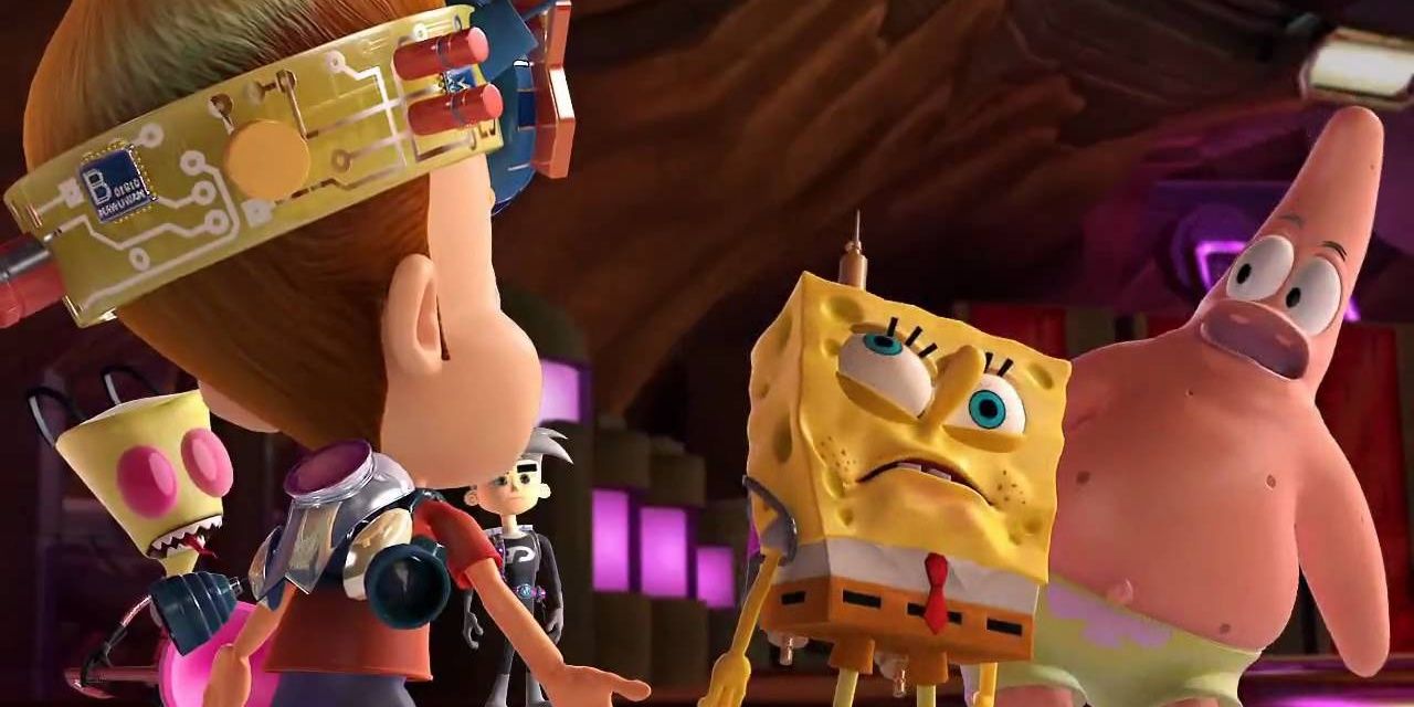 Nickelodeon characters in SpongeBob SquarePants featuring Nicktoons: Glob of Doom