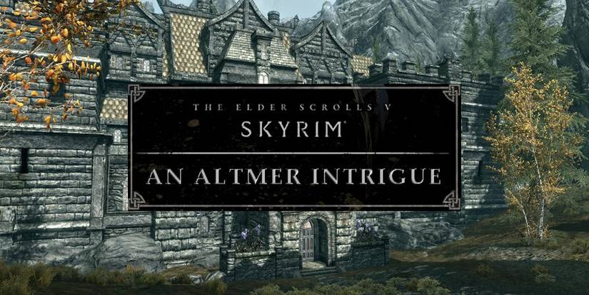 Skyrim Best Mods Altmer High Elf Altmer Intrigue