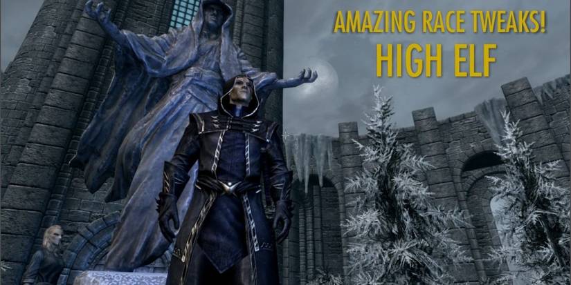 Skyrim Best Mods Altmer High Elf Amazing Race Tweaks