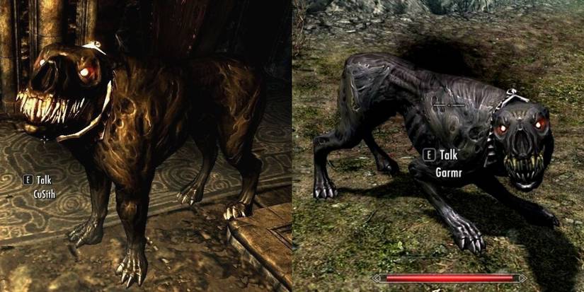 Skyrim CuSith And Garmr Followers