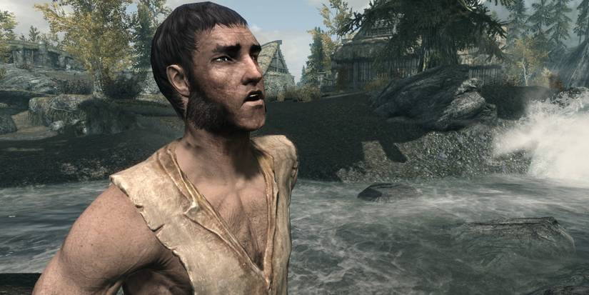 Skyrim Narfi distraught over the loss of his sister