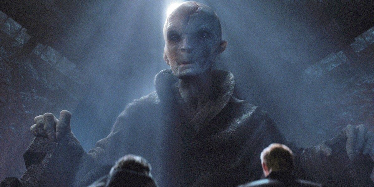 Snoke in Star Wars: The Force Awakens