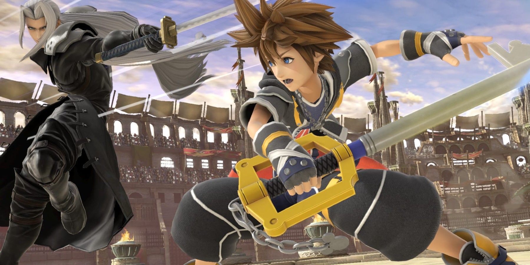 Sora-Sephiroth-Super-Smash-Bros-Disney-Nintendo