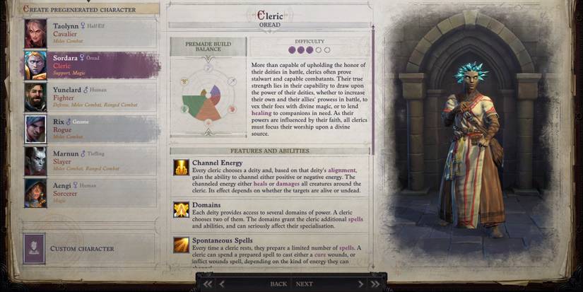 Sordara PreGen Char Pathfinder WotR